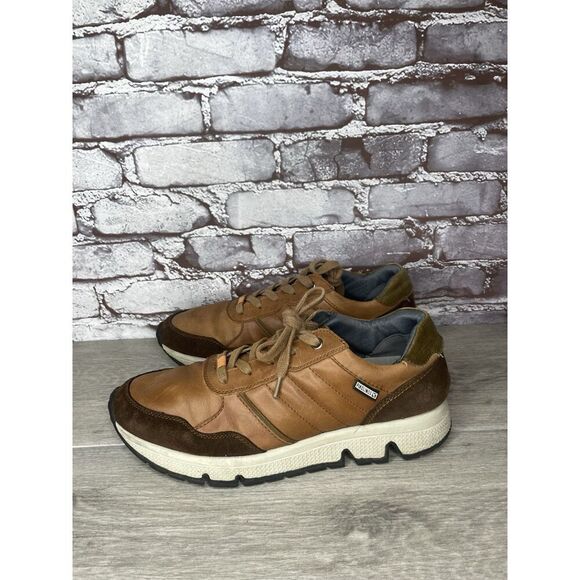 Pikolinos Ferrol M9U-6139 Brown Comfort Leather Lace Up Casual Shoes Men 42EU/9M main image 2